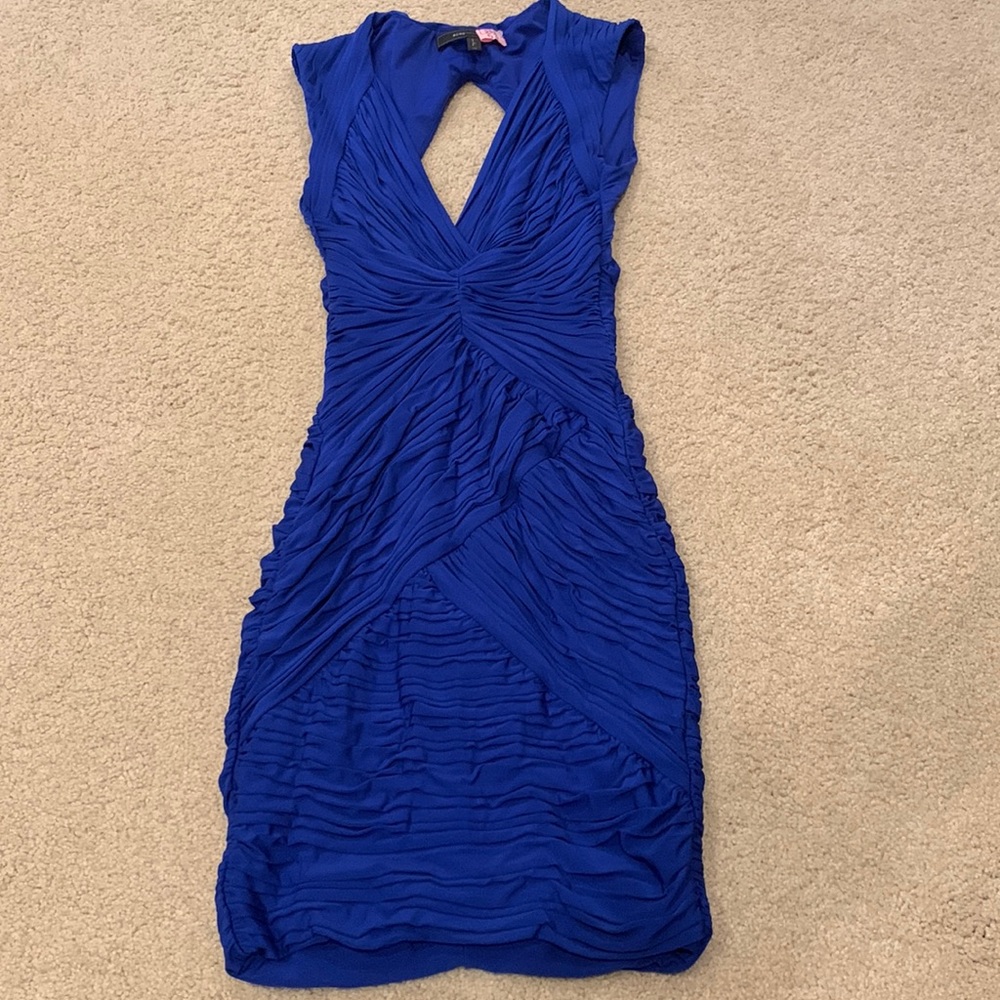 ROYAL BLUE, NEVER WORN MINI DRESS